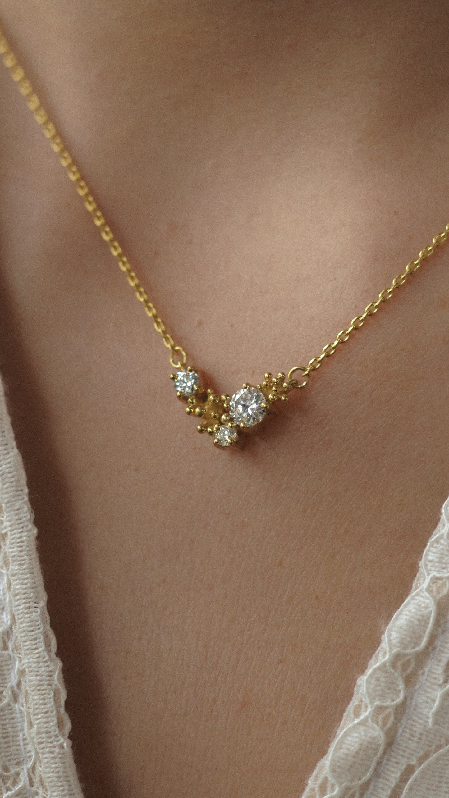 Dandelion Charm Necklace