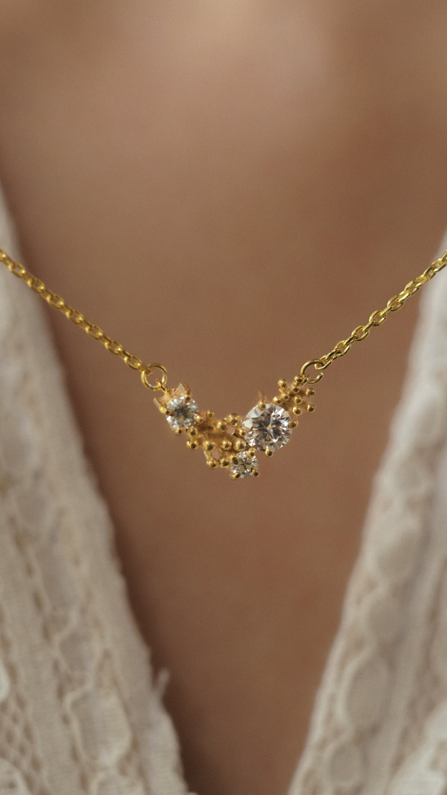 Dandelion Charm Necklace