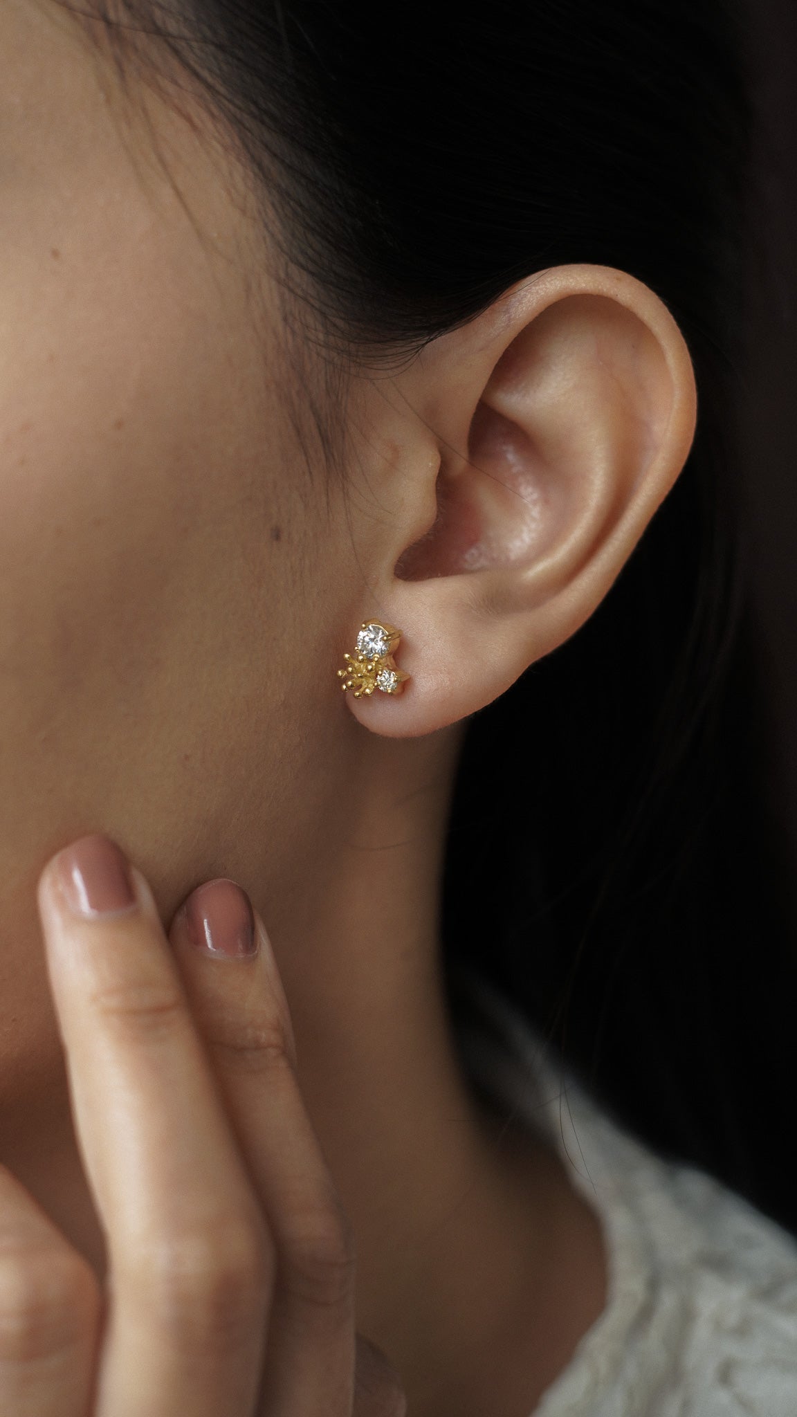 Dandelion Drop Stud