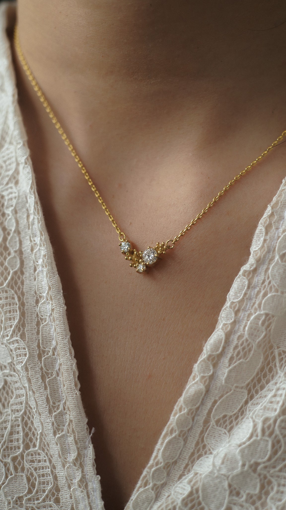 Dandelion Charm Necklace