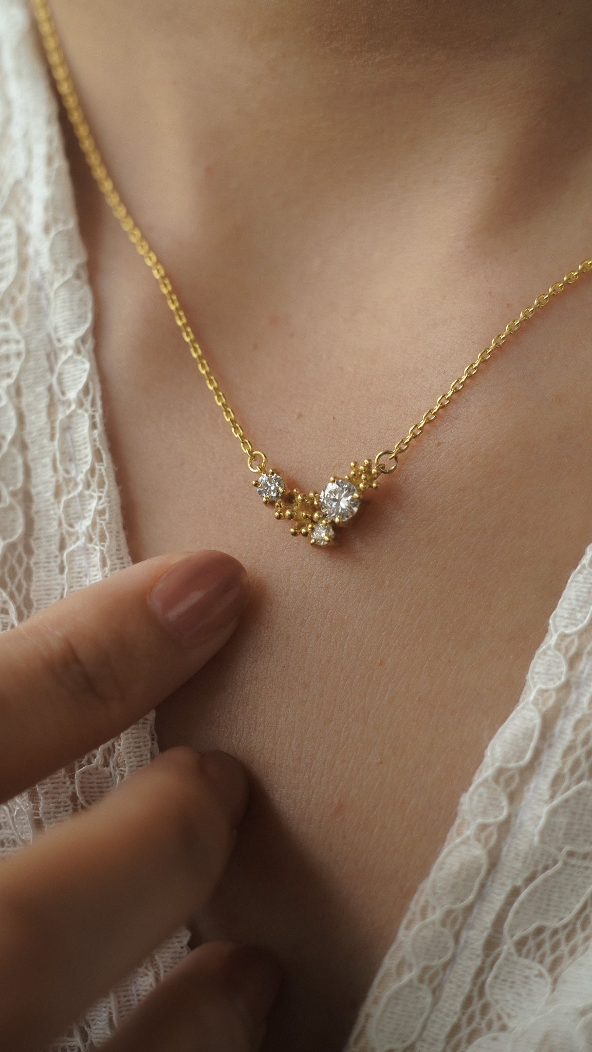 Dandelion Charm Necklace