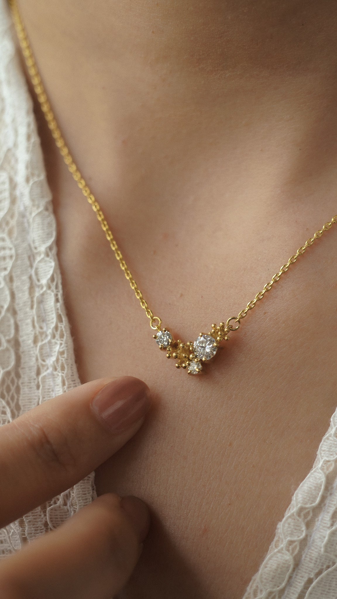 Dandelion Charm Necklace