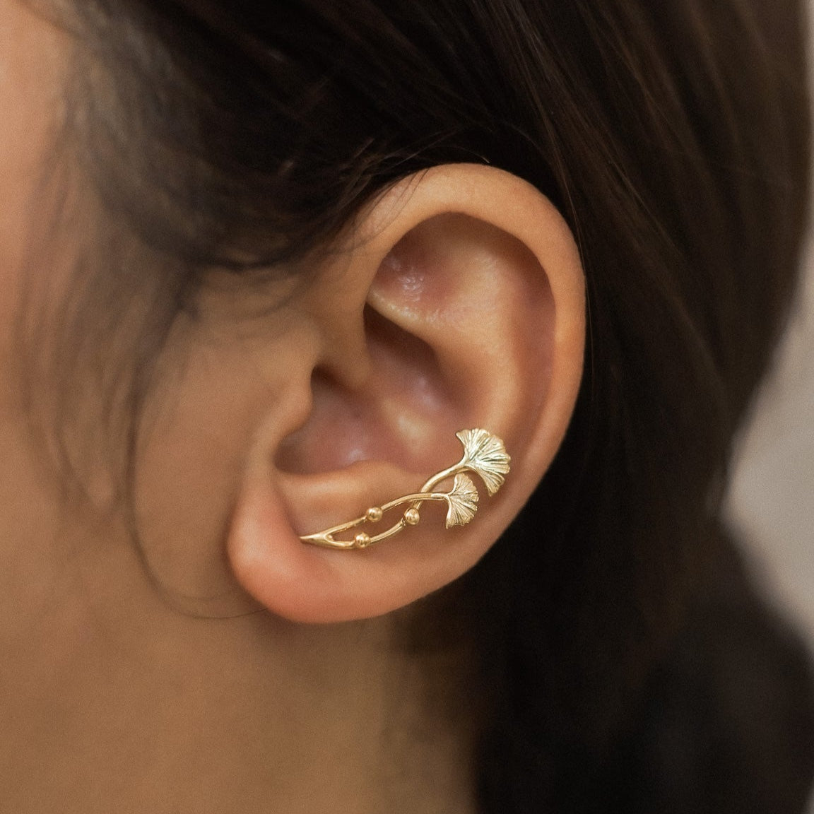 Ginkgo Earclimber New