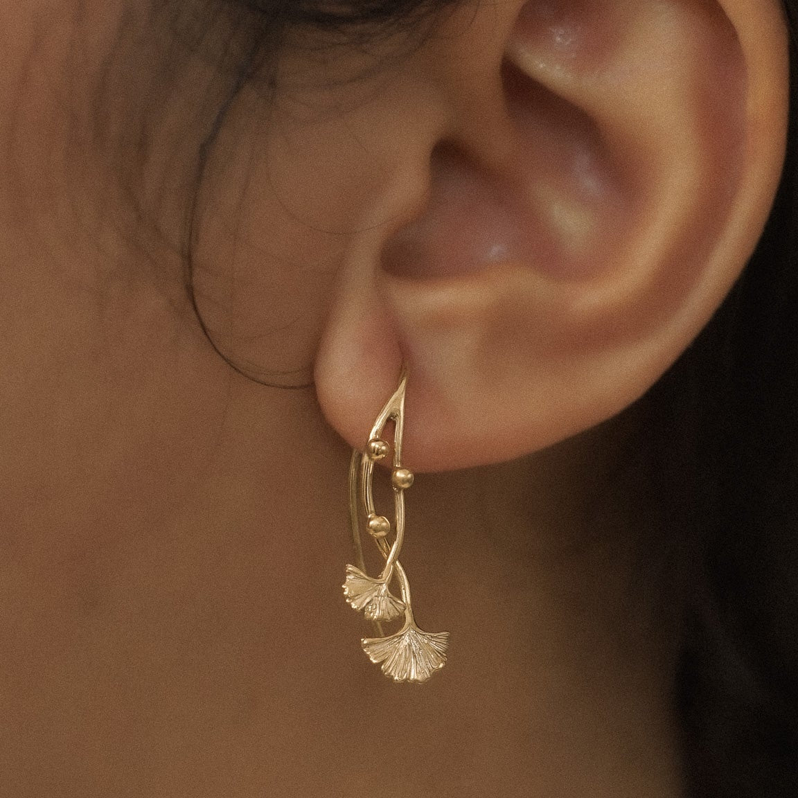 Ginkgo Earclimber New