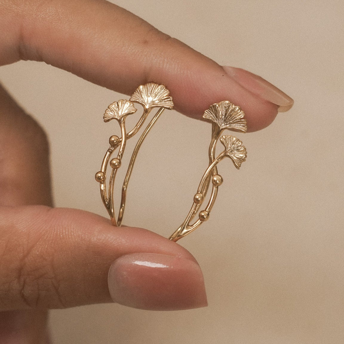 Ginkgo Earclimber New