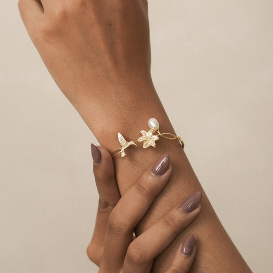 Hummingbird Bangle