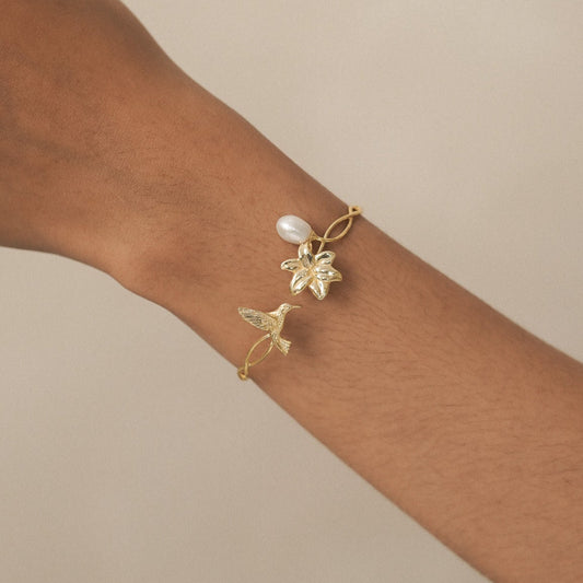 Hummingbird Bangle
