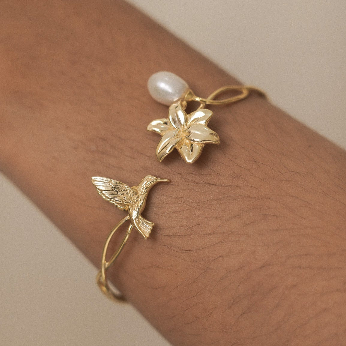 Hummingbird Bangle