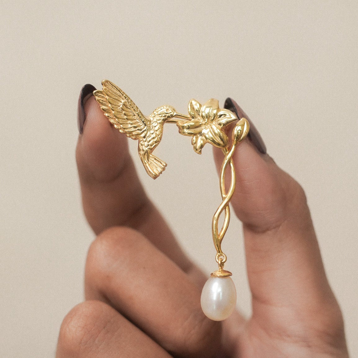 Hummingbird Brooch