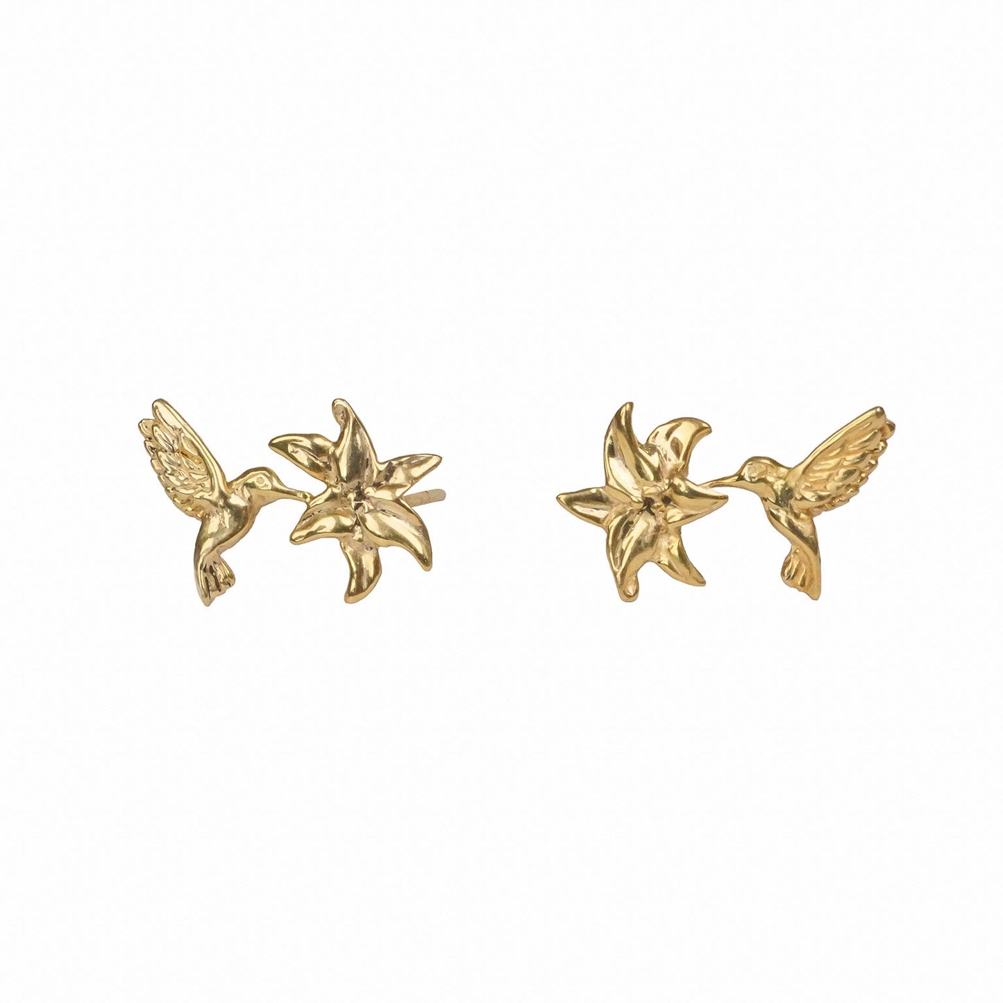 Hummingbird Two-Way Earrings