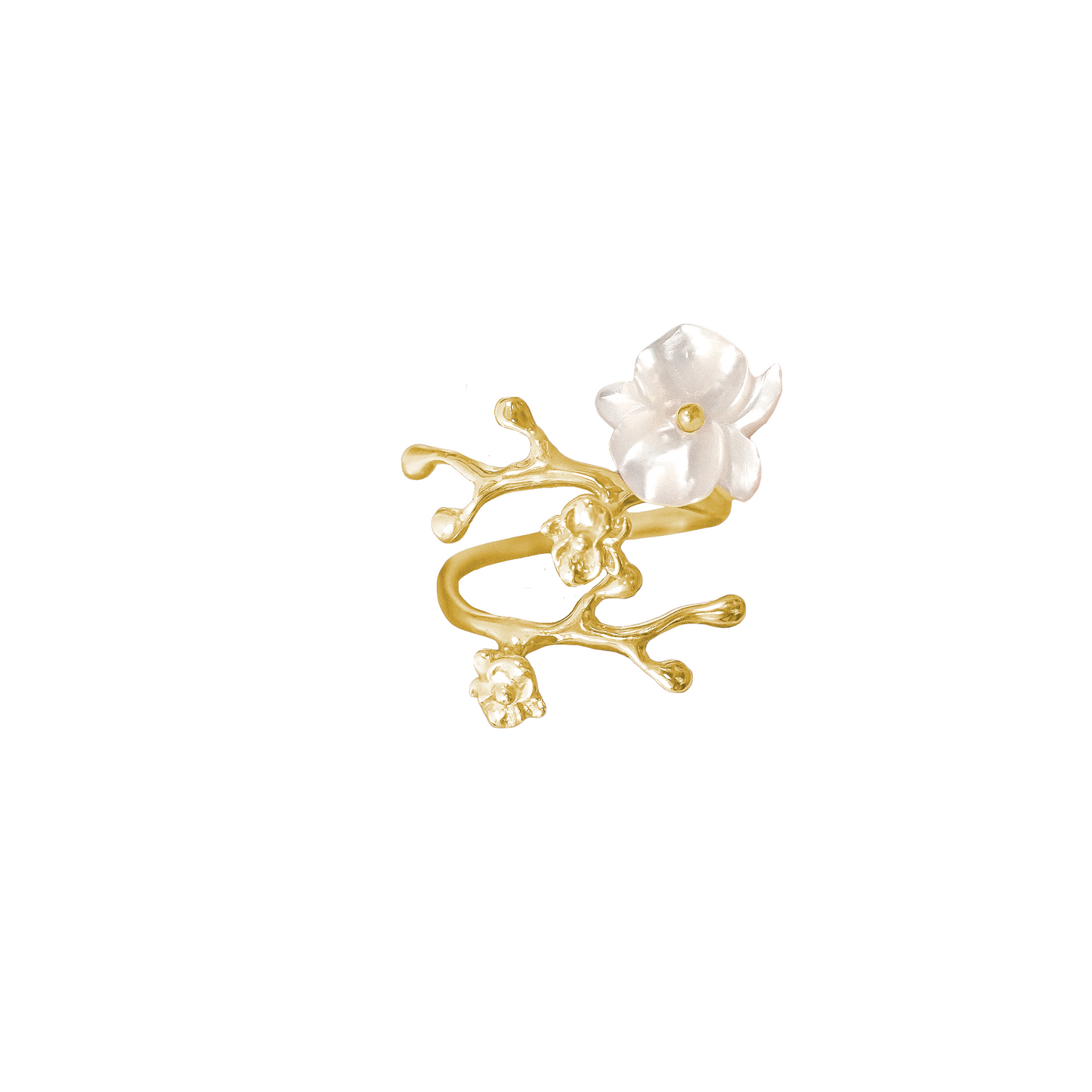 Phaluna Ring with Mother of Pearl