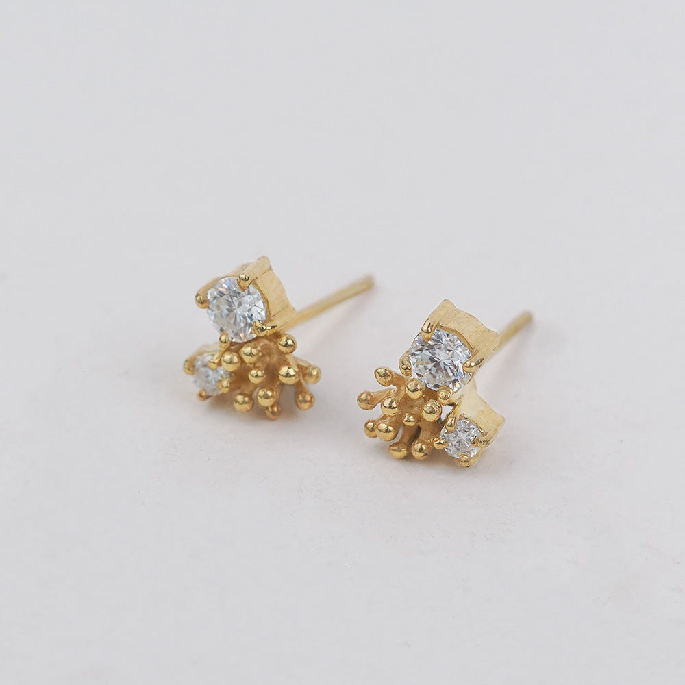 Dandelion Drop Stud