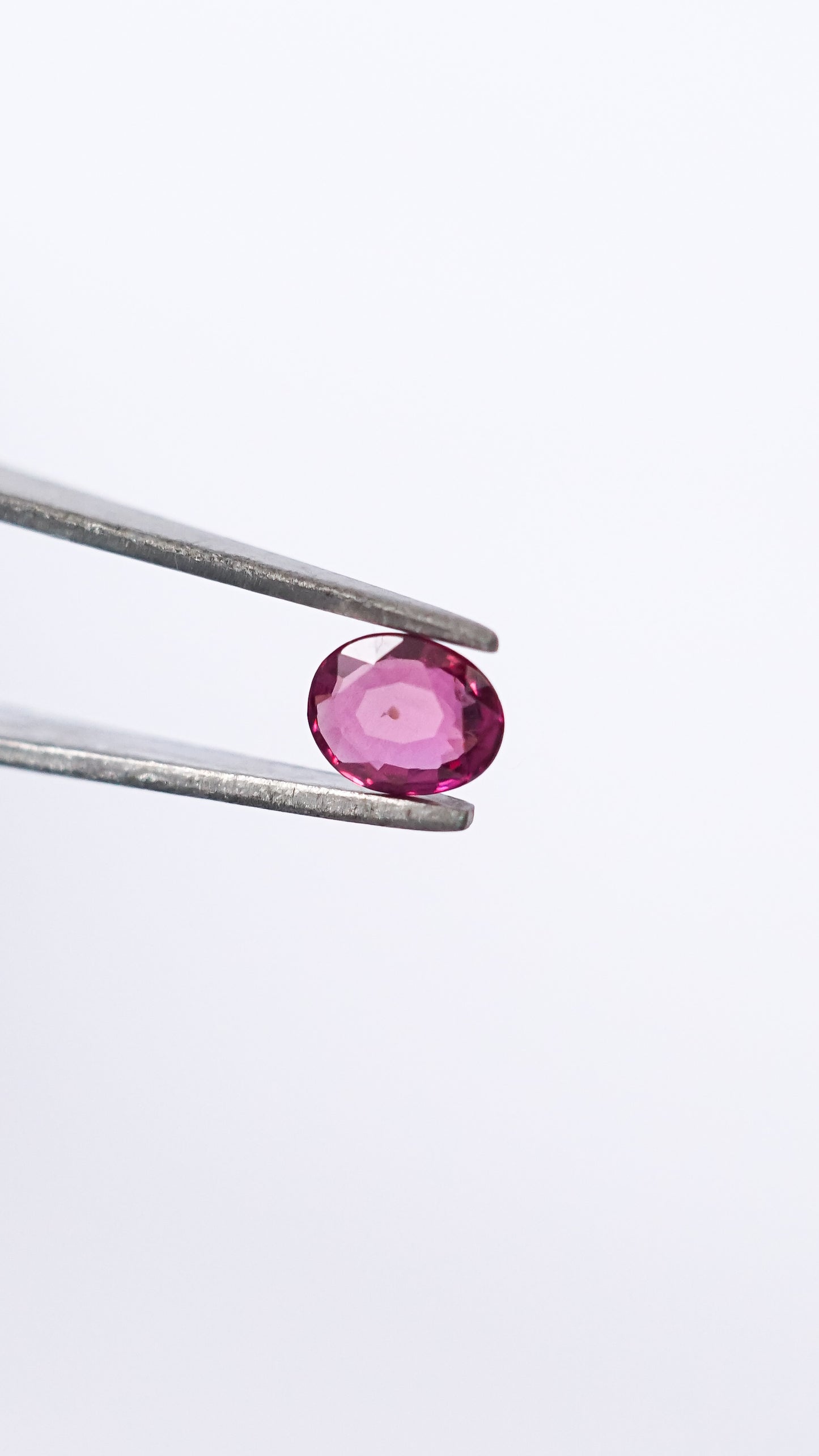 Heated Natural Dark Pink Sapphire - 0.90 carat