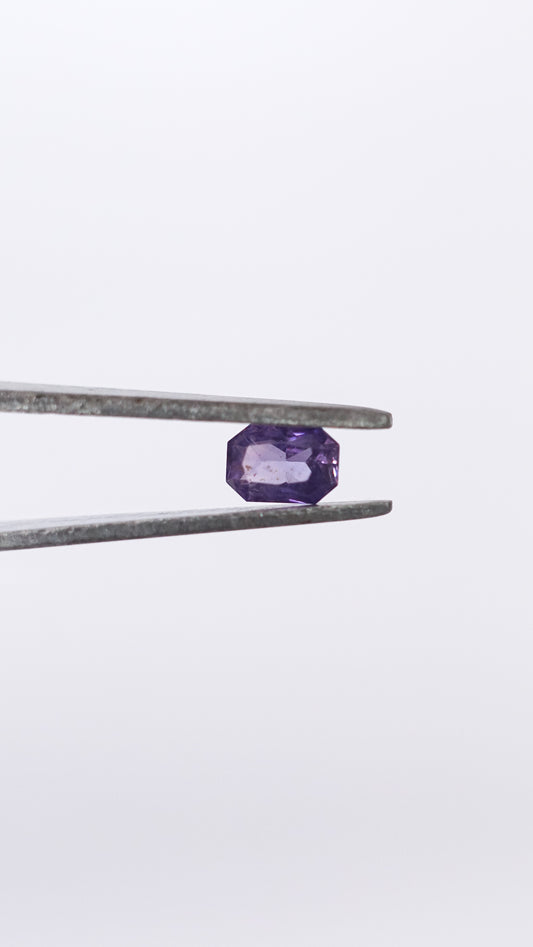 Unheated Natural Purple Sapphire - 0.75 carat