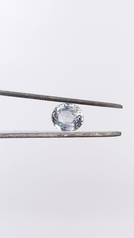 Unheated Natural Colorless Sapphire - 1.58 carat