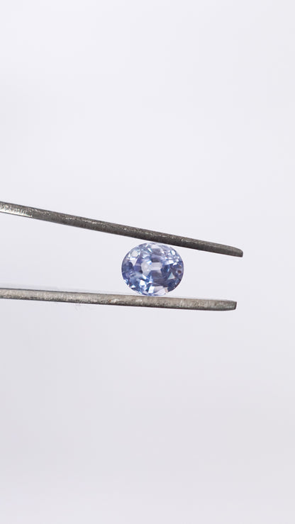 Heated Natural Blue Sapphire - 1.23 carat