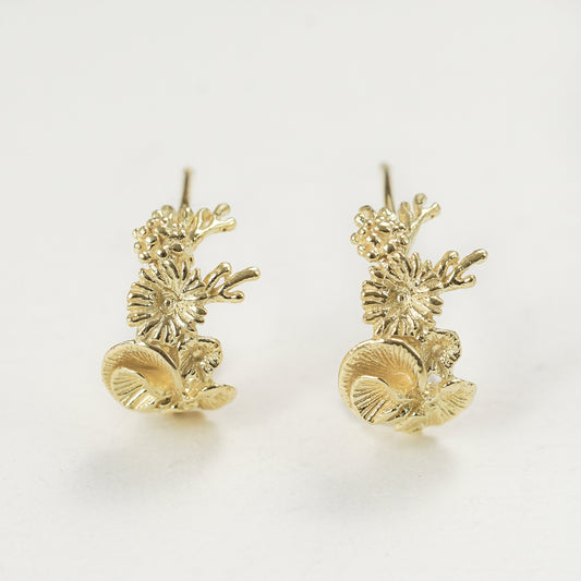 Coral Earrings