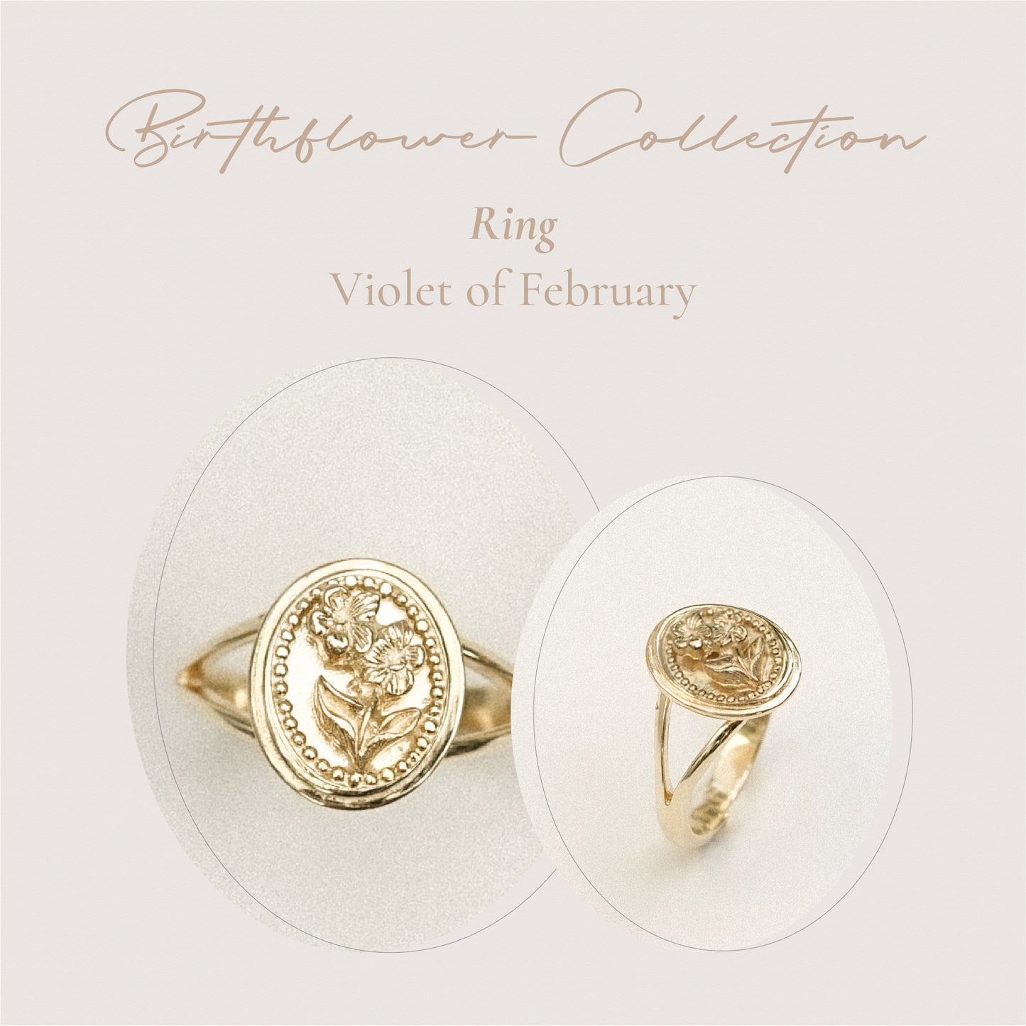 Birthflower Ring