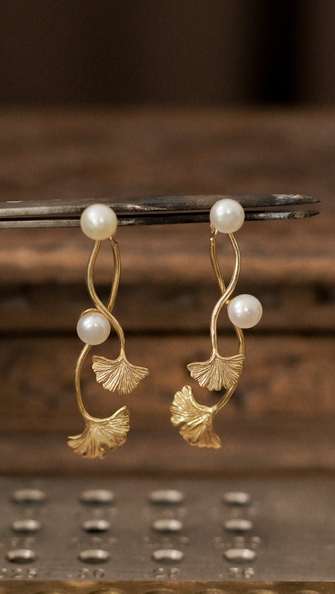 Ginkgo Two-way Earrings New