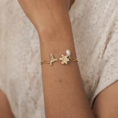 Hummingbird Bangle