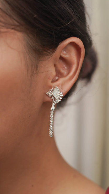Kipas Earrings with Mother of Pearl
