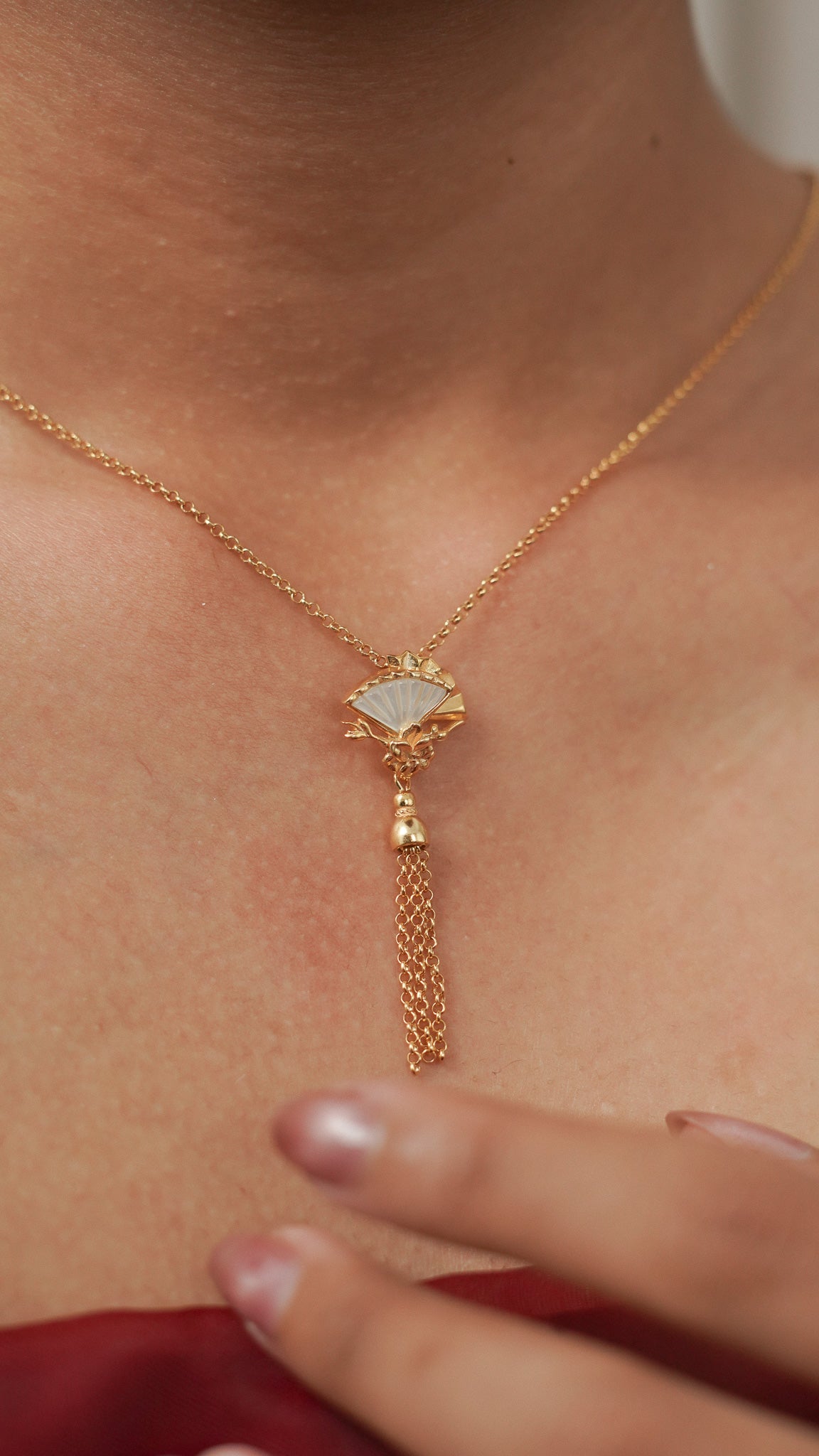 Kipas Necklace with Mother of Pearl