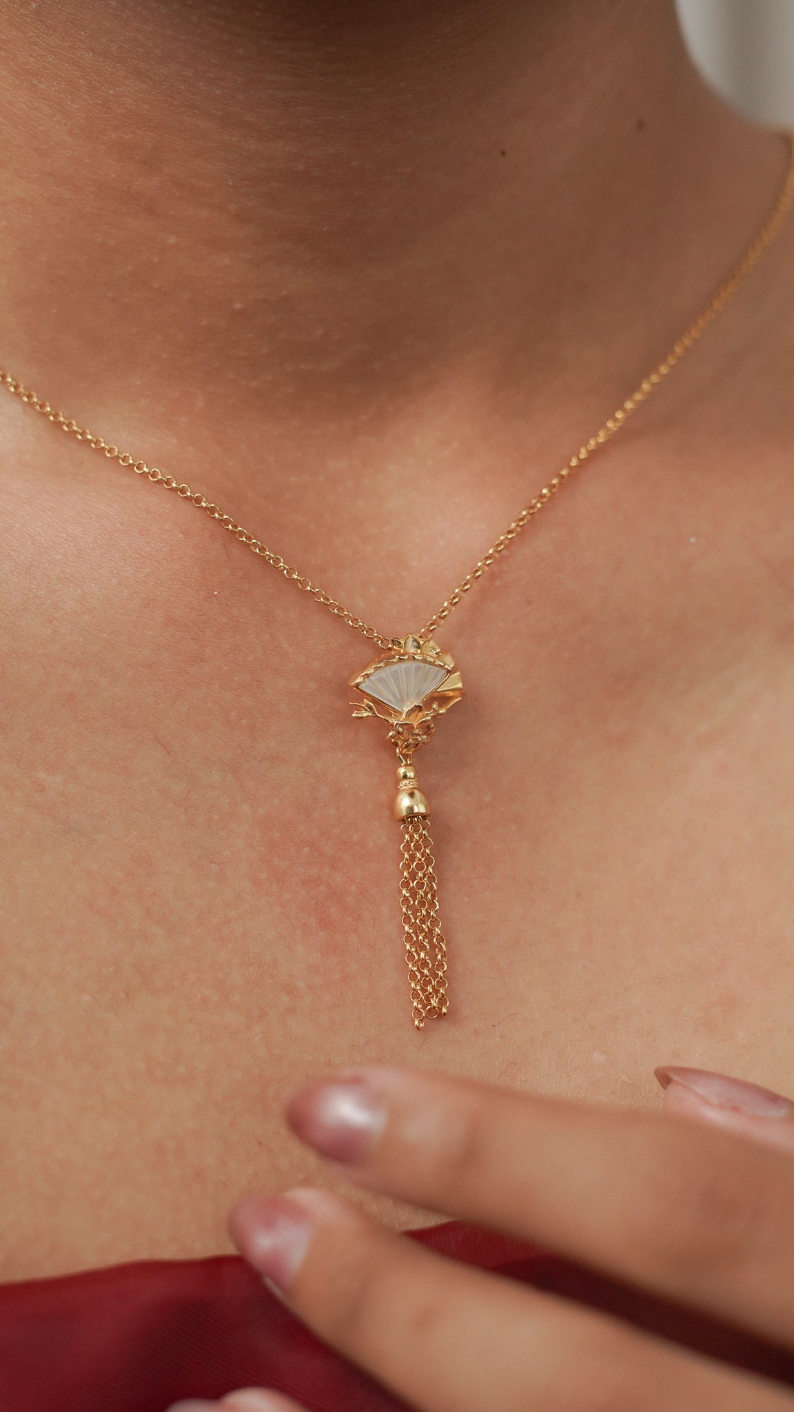 Kipas Necklace with Mother of Pearl