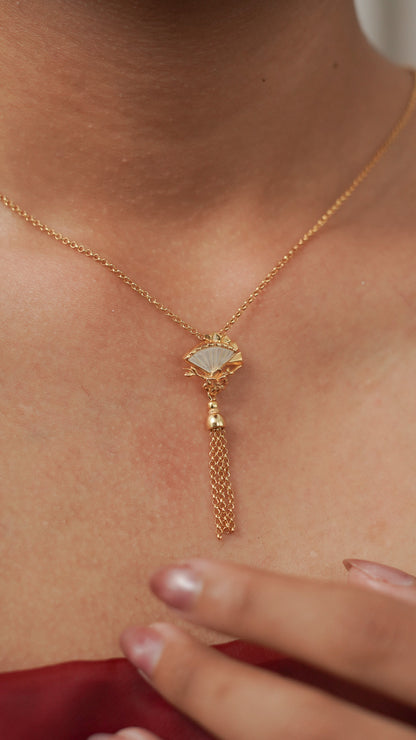 Kipas Necklace with Mother of Pearl